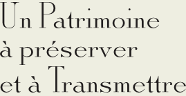 Un patrimoine à préserver